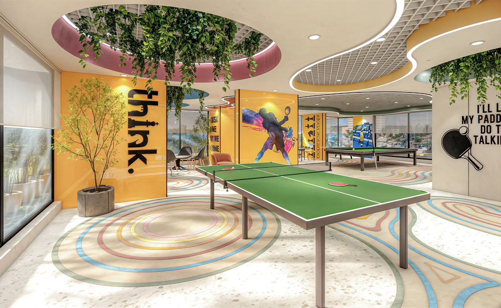 Table Tennis Area — Artist's Impression