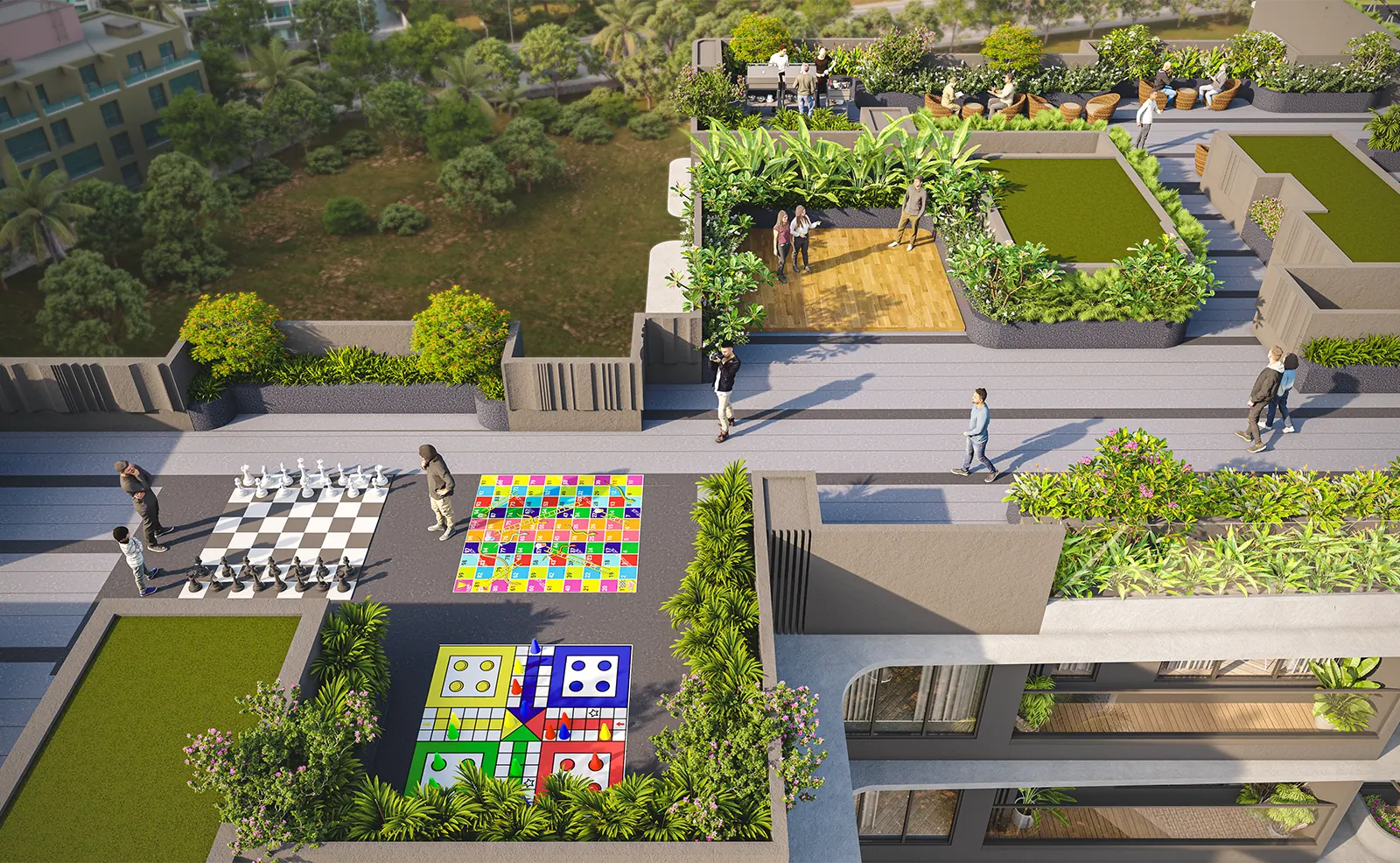 Terrace Play Area — Artist's Impression