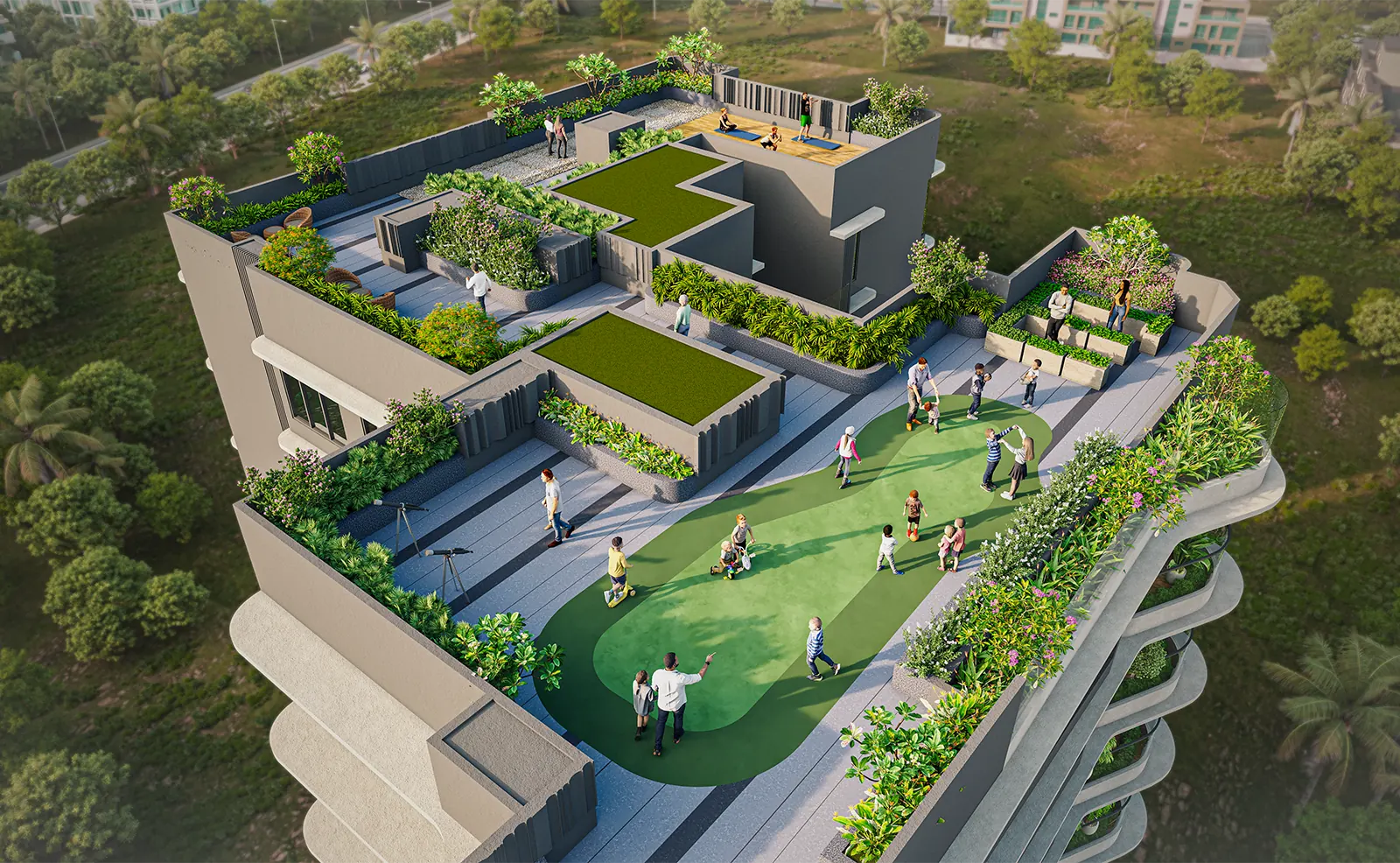 Terrace Amenity Deck — Artist's Impression