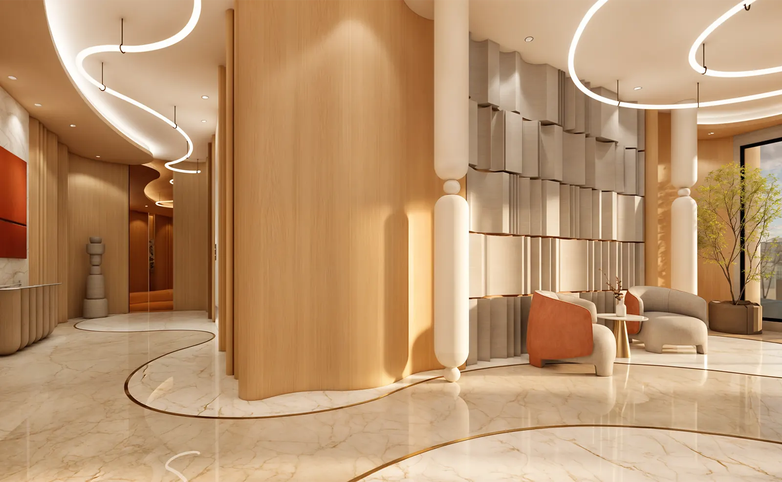 Lobby Lounge — Artist's Impression