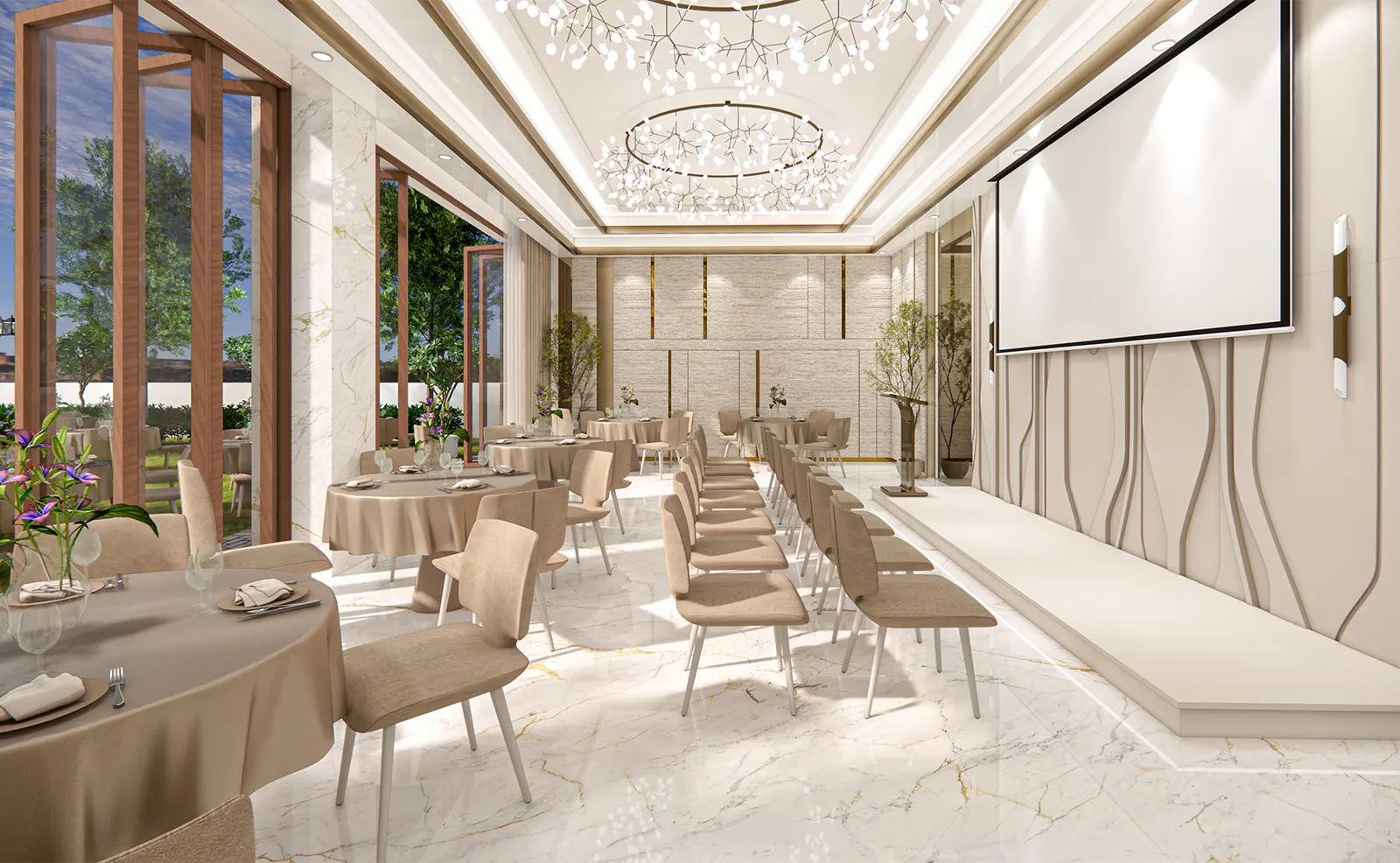 Banquet & Screening Hall — Artist's Impression