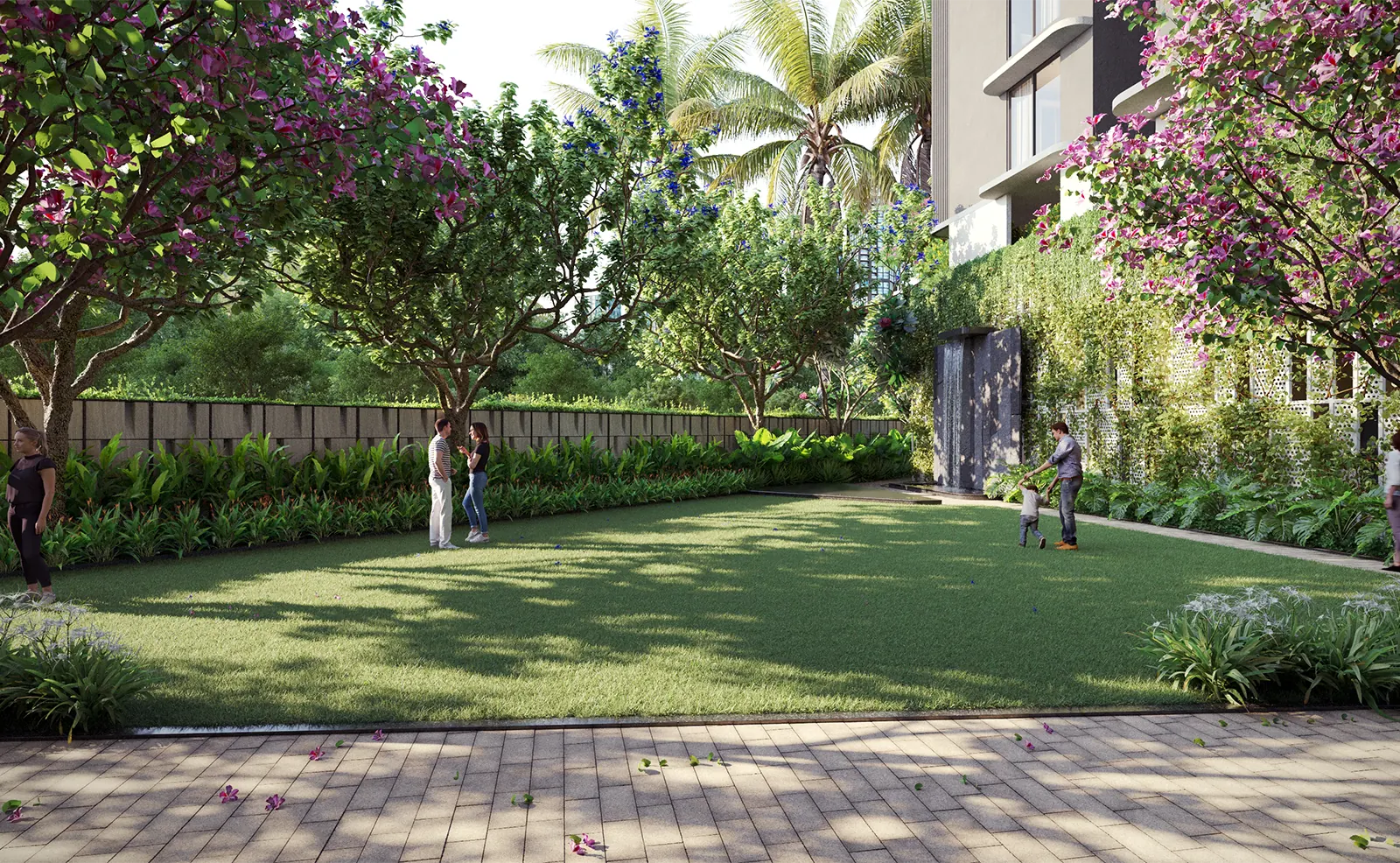 Landscaped Lawn — Artist's Impression