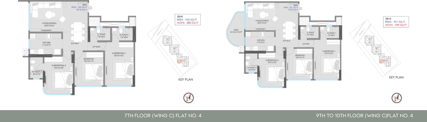 3.5 BHK Residence floor plan