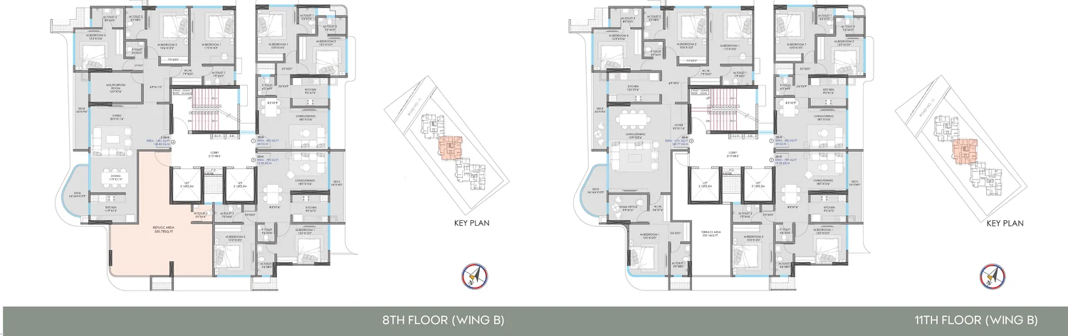 Wing A floor plan